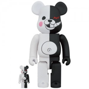 BE@RBRICK モノクマ ラバーコート＆フロッキー Ver. 100% & 400%