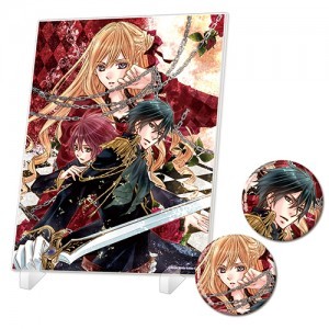 『おこぼれ姫と円卓の騎士』　アクリルパネル＆缶バッジセット B