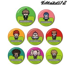 ダンガンロンパ1・2 Reload トレーディングドット絵モチーフ缶バッジ ver.ABOX