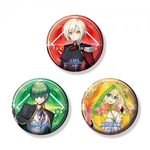 BLAZBLUE ALTERNATIVE DARKWAR 缶バッジ 3種セットシエル＝サルファー、カズマ＝クヴァル、トリニティ＝グラスフィール ※2025年11月中旬出荷分