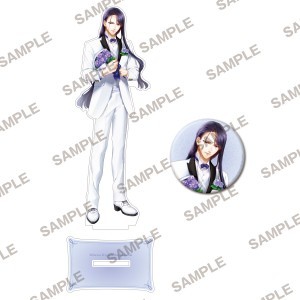 【フェア第一弾特典対象】角川ビーンズ文庫創刊20周年記念『悪役令嬢なのでラスボスを飼ってみました』描き下ろしアクリルフィギュア&缶バッジセット クロード