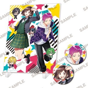 【フェア第一弾特典対象】『厨病激発ボーイ』アクリルパネル&缶バッジセット～九十九零&聖瑞姫～