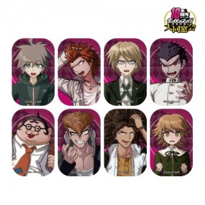 ダンガンロンパシリーズ スクエア缶バッジ DR A ver. コンプリートセット（全8種）