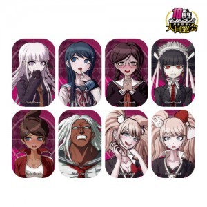 ダンガンロンパシリーズ スクエア缶バッジ DR B ver. コンプリートセット（全8種）