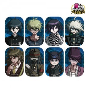 ダンガンロンパシリーズ スクエア缶バッジ V3 A ver. コンプリートセット（全8種）