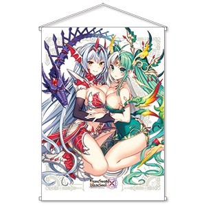 ブレイブソード×ブレイズソウル B2ダブルスエードタペストリー ミストルテイン＆グラーシーザ