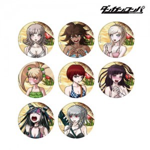 ダンガンロンパシリーズ 缶バッジ 水着 SDR2 B ver. コンプリートセット（全8種）