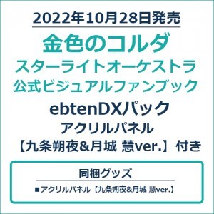 金色のコルダ スターライトオーケストラ 公式ビジュアルファンブックebtenDXパック アクリルパネル【九条朔夜&月城 慧ver.】付き