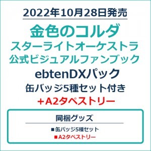 金色のコルダ スターライトオーケストラ 公式ビジュアルファンブックebtenDXパック 缶バッジ5種セット付き+A2タペストリー