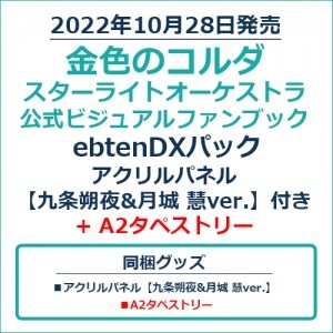 金色のコルダ スターライトオーケストラ 公式ビジュアルファンブックebtenDXパック アクリルパネル【九条朔夜&月城 慧ver.】付き+A2タペストリー