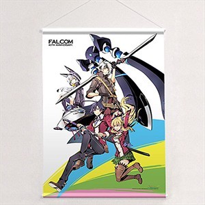 日本ファルコム40周年　B2タペストリー（リィン＆アリサ＆クロウ＆アルティナ）