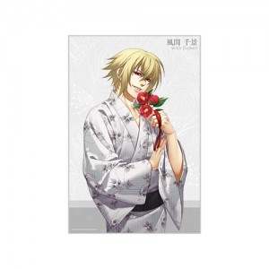 【ビーズログ創刊20周年記念】「with flower」マイクロファイバータオル『薄桜鬼 真改』風間千景 ※2025年11月中旬出荷分