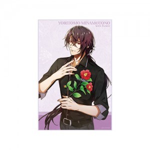 【ビーズログ創刊20周年記念】「with flower」マイクロファイバータオル『ビルシャナ戦姫』源頼朝 ※2025年11月中旬出荷分