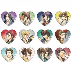 【ビーズログ創刊20周年記念】『薄桜鬼 真改』トレーディングハート缶バッジ