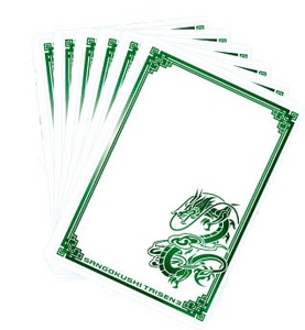 三国志大戦3 オフィシャルトップローダー<青龍刻印>(緑)