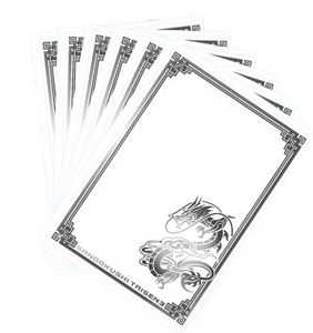 三国志大戦3 オフィシャルトップローダー<青龍刻印>(銀)