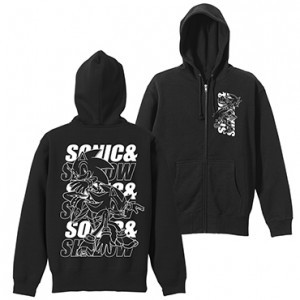 SONIC＆SHADOW ジップパーカーBLACK-XL(BLACK-XL): グッズ・文具