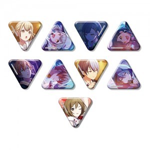 『プロジェクトセカイ カラフルステージ！ feat. 初音ミク』ミニ三角缶バッジ vol.2 C【単品】いつか、背中あわせのリリックを（全9種） ※2025年11月中旬出荷分