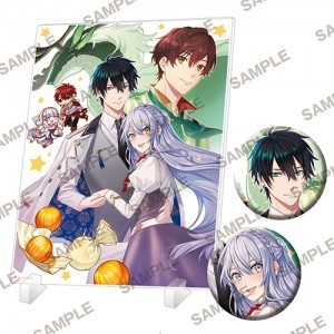 『勿論、慰謝料請求いたします！』アクリルパネル&缶バッジセット