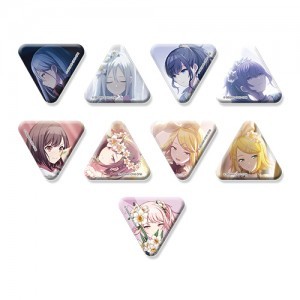 『プロジェクトセカイ カラフルステージ！ feat. 初音ミク』ミニ三角缶バッジ vol.4 C【BOX】満たされないペイルカラー（全9種） ※2025年11月中旬出荷分