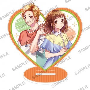 角川ビーンズ文庫創刊記念『告白予行練習　東京サマーセッション』ハートアクリルスタンド～美桜＆春輝～