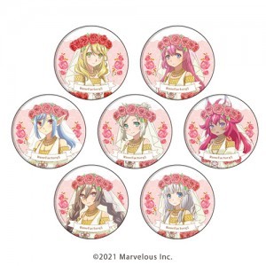 缶バッジ「ルーンファクトリー5」07コンプリートBOX（全7種） 女性キャラ 結婚衣装ver.(イラスト)