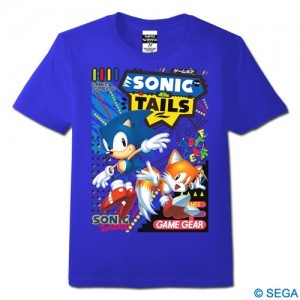 GameGear x SONIC & TAILS  Tシャツ(限定カラー・ソニックブルー)     Lサイズ