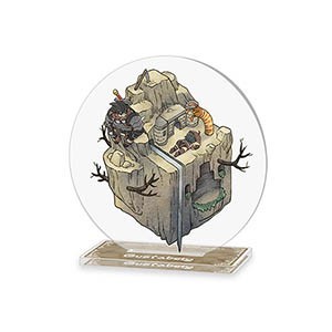 FINAL FANTASY XI VANARIUMアクリルコースタースタンドGustaberg