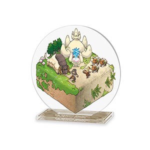 FINAL FANTASY XI VANARIUMアクリルコースタースタンドLatheine Plateau Valkulm Dunes