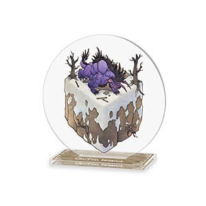 FINAL FANTASY XI VANARIUMアクリルコースタースタンドQufim Island