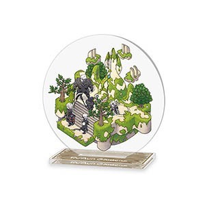 FINAL FANTASY XI VANARIUMアクリルコースタースタンドRu'Aun Gardens