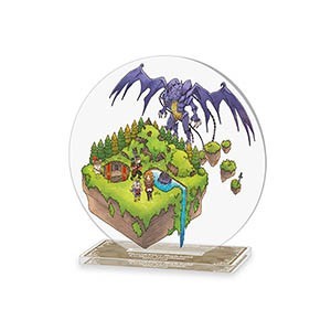 FINAL FANTASY XI VANARIUMアクリルコースタースタンドTavnazian Safehold Lufaise Meadows Riverne