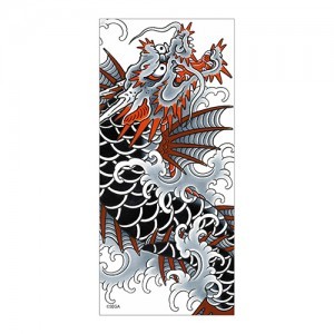 『龍が如く』刺青バスタオル 春日 一番