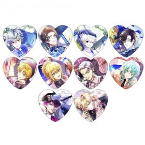 千銃士:Rhodoknight ハート缶バッジBOX（D）