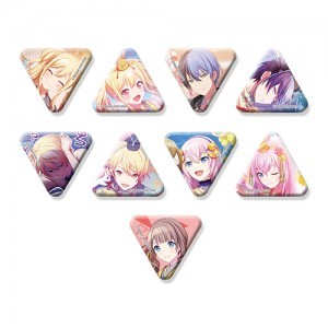 『プロジェクトセカイ カラフルステージ！ feat. 初音ミク』ミニ三角缶バッジ vol.5 A【単品】天馬さんちのひな祭り（全9種）