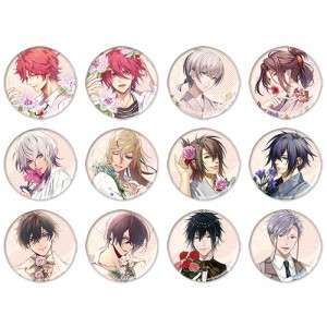 【ビーズログ創刊20周年記念】「with flower」トレーディング缶バッジ Vol.2※2025年11月中旬出荷分