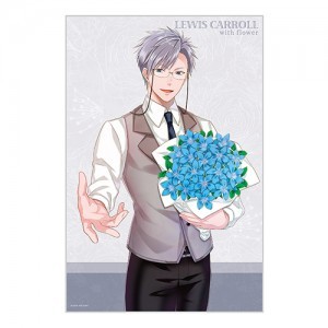 【ビーズログ創刊20周年記念】「with flower」マイクロファイバータオル『スペードの国のアリス～Wonderful White World～』ルイス=キャロル