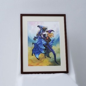 『グリムグリモア』ドラゴンを駆るリレ 複製原画