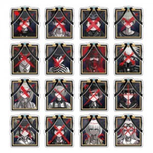 ダンガンロンパ　遺影アクリルバッジ　Vol.3(NDRV3)（2023年ver.）※2025年11月中旬出荷分