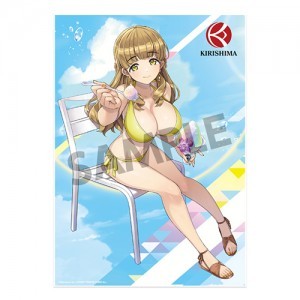 ドルフィンウェーブ ビジュアルアクリルプレート 彩戸 詩絵(水着)