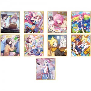 『プロジェクトセカイ カラフルステージ！ feat. 初音ミク』 ミニ色紙コレクション 第26弾B【BOX】好きを描いて♪レインボーキャンバス（全9種）