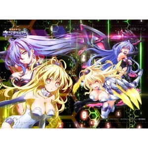 TVアニメ｢超次元ゲイムネプテューヌ｣ B2タペストリーイエローハート＆アイリスハート