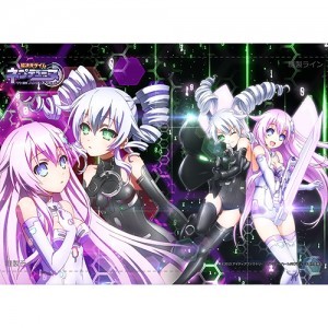 TVアニメ｢超次元ゲイムネプテューヌ｣ B2タペストリーパープルシスター＆ブラックシスター