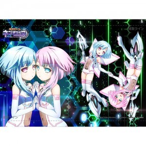 TVアニメ｢超次元ゲイムネプテューヌ｣ B2タペストリーホワイトシスターロム＆ホワイトシスターラム