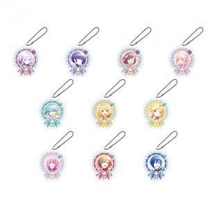 『プロジェクトセカイ カラフルステージ！ feat. 初音ミク』ロゼット風アクリルチャーム A/B【単品】C 25時、ナイトコードで。＆バーチャル・シンガー（全10種） ※2025年11月中旬出荷分