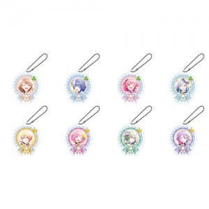 『プロジェクトセカイ カラフルステージ！ feat. 初音ミク』ロゼット風アクリルチャーム A/B【単品】B MORE MORE JUMP！＆ワンダーランズ×ショウタイム（全8種）