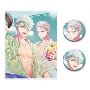 【オトメイト×ビーズログ】『キューピット・パラサイト -Sweet ＆ Spicy Darling.=-』アクリルパネル&缶バッジ2種セット ※2025年11月中旬出荷分