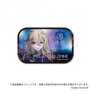 超探偵事件簿 レインコード  スクエアカンバッジ  05.メラミ　ゴールドマイン