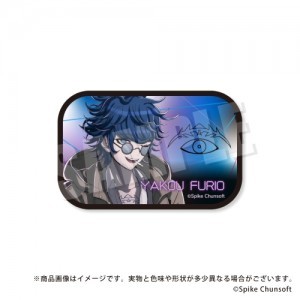 超探偵事件簿 レインコード  スクエアカンバッジ  12.ヤコウ　フーリオ