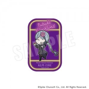 超探偵事件簿 レインコード  きゃらまーち スクエアカンバッジ  06.フブキ　クロックフォード